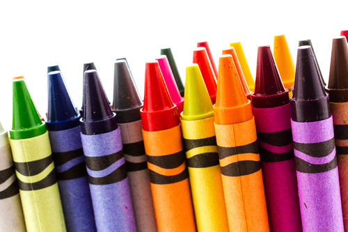 photo of crayons